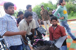 Rendaksharaalu Movie Working Stills